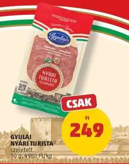 PENNY Gyulai Nyári Turista ajánlat
