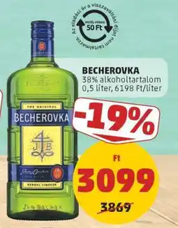 PENNY Becherovka ajánlat