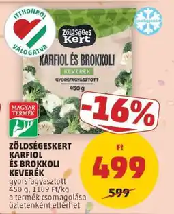 PENNY Zöldségeskert Karfiol és Brokkoli keverék ajánlat