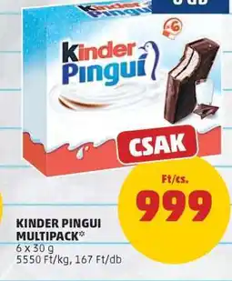 PENNY Kinder Pingui Multipack ajánlat