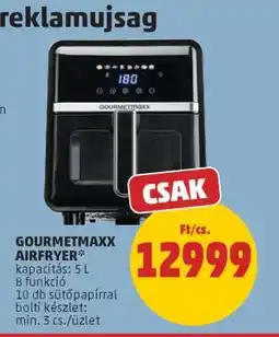 PENNY GOURMETMAXX AIRFRYER ajánlat