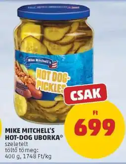 PENNY Mike Mitchell's Hot-Dog Uborka ajánlat