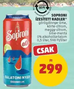 PENNY Soproni Ízesített Radler ajánlat