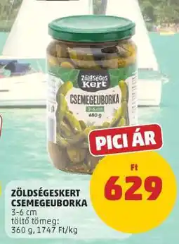 PENNY Zöldségeskert Csemegeuborka ajánlat