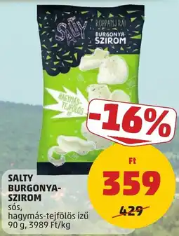 PENNY Salty burgonya-szirom ajánlat