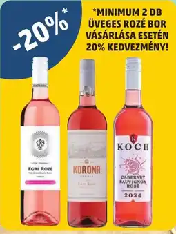 PENNY Üveges rozé bor ajánlat
