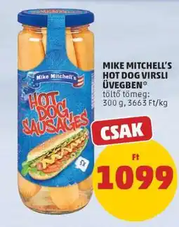 PENNY Mike Mitchell's Hot Dog Virsli Üvegben ajánlat