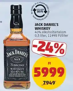 PENNY JACK DANIEL'S Whiskey ajánlat
