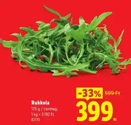 Lidl Rukkola ajánlat