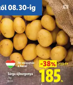 Lidl Sárga újburgonya ajánlat
