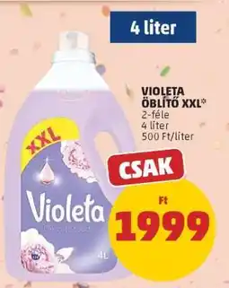 PENNY Violeta Öblítő XXL ajánlat