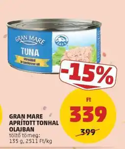 PENNY GRAN MARE APRÍTOTT TONHAL OLAJBAN ajánlat
