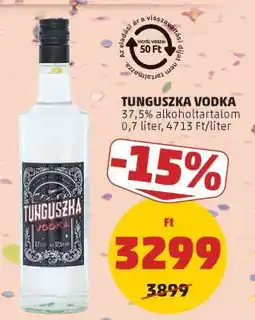 PENNY Tunguszka Vodka ajánlat