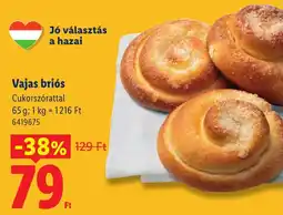 Lidl Vajas briós ajánlat