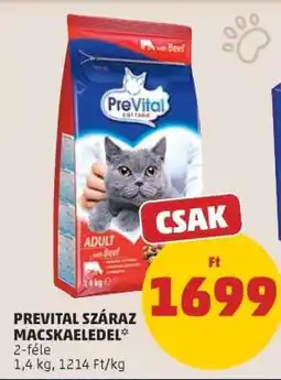 PENNY PREVITAL Száraz macskaeledel ajánlat