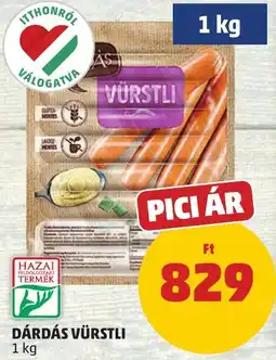 PENNY Dárdás vürstli ajánlat