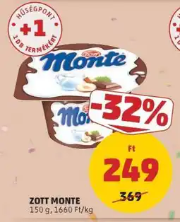 PENNY Zott Monte ajánlat