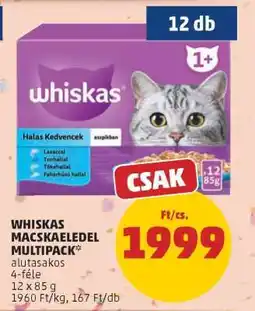 PENNY Whiskas Macskaeledel Multipack ajánlat