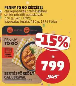 PENNY PENNY TO GO KÉSZÉTEL ajánlat