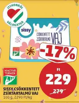 PENNY Sissy Csökkentett Zsírtartalmú Vaj ajánlat