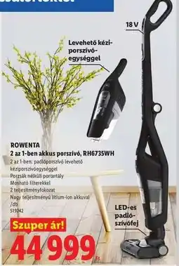 Lidl ROWENTA ajánlat
