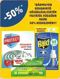 PENNY Protect szúnyogirtó spirál ajánlat