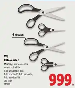 Lidl W5 Ollókészlet ajánlat