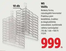 Lidl W5 Vállfa ajánlat