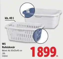 Lidl W5 Ruháskosár ajánlat