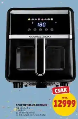 PENNY GOURMETMAXX AIRFRYER ajánlat