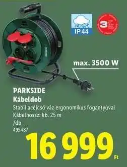 Lidl PARKSIDE Kábeldob ajánlat