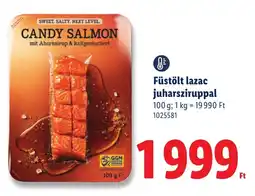 Lidl Füstölt lazac ajánlat