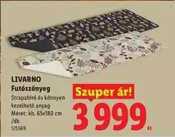 Lidl Livarno Futószőnyeg ajánlat