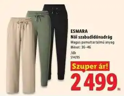Lidl Esmara Női szabadidőnadrág ajánlat