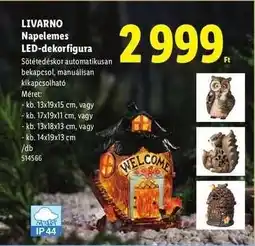 Lidl LIVARNO Napelemes LED-dekorfigura ajánlat