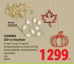 Lidl LIVARNO LED-es fényfüzér ajánlat