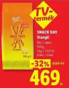 Lidl SNACK DAY Stangli ajánlat