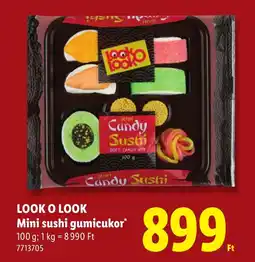 Lidl Look o look mini sushi gumicukor ajánlat