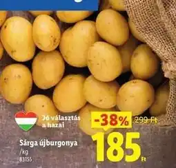 Lidl Sárga újburgonya ajánlat