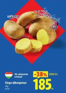 Lidl Sárga újburgonya ajánlat