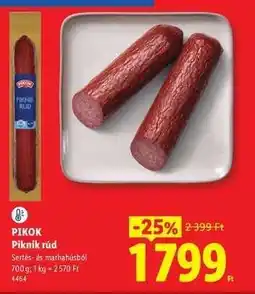 Lidl Pikok Piknik rúd ajánlat