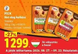 Lidl Pick ajánlat