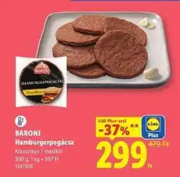 Lidl BARONI Hamburgerpogácsa ajánlat