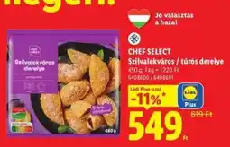 Lidl CHEF SELECT Szilvalekváros / túrós derelye ajánlat