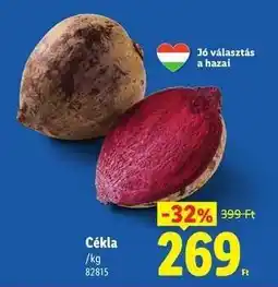 Lidl Cékla ajánlat