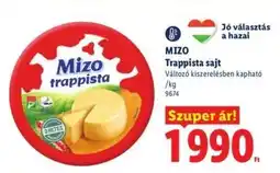 Lidl MIZO Trappista sajt ajánlat