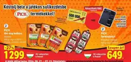 Lidl PICK Hot-dog kolbász ajánlat