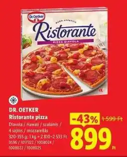 Lidl DR. OETKER ajánlat