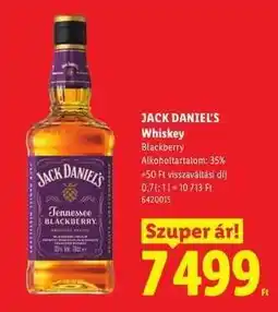 Lidl JACK DANIEL'S Whiskey ajánlat