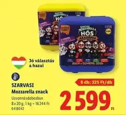 Lidl SZARVASI Mozzarella snack ajánlat